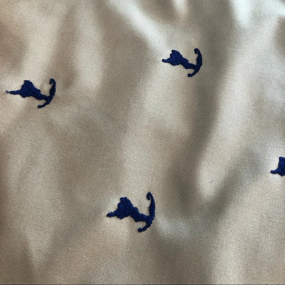 Vintage Lady Puritan Cape Cod Embroidered Khaki Skirt - Picture 11 of 12